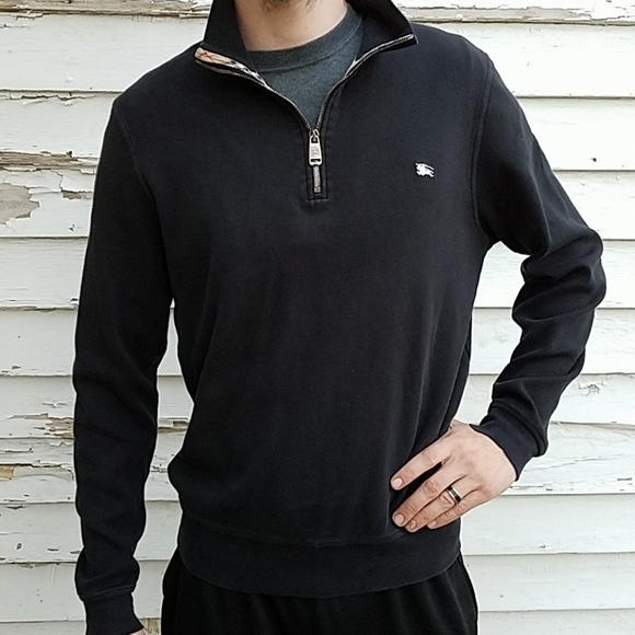 burberry zip up sweater